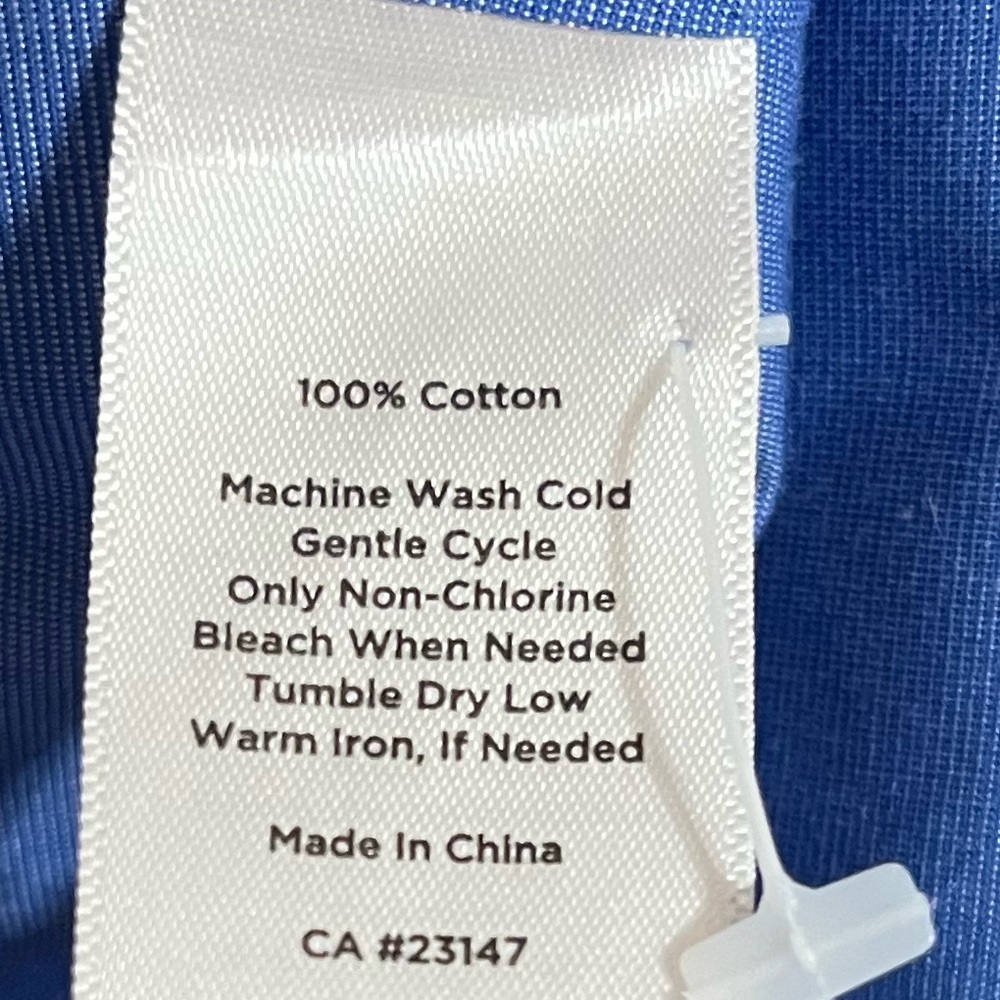 Talbots Wrinkle Resistant Blue Button Down Shirt,… - image 7